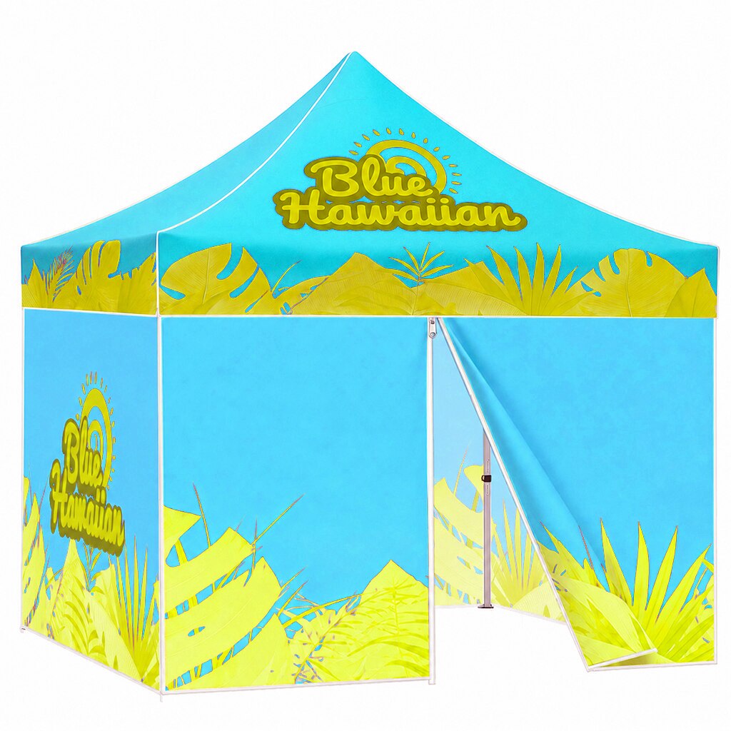 10 ft. Casita Steel Zipper — Graphic Package with White Trim / Wall Kit with Door